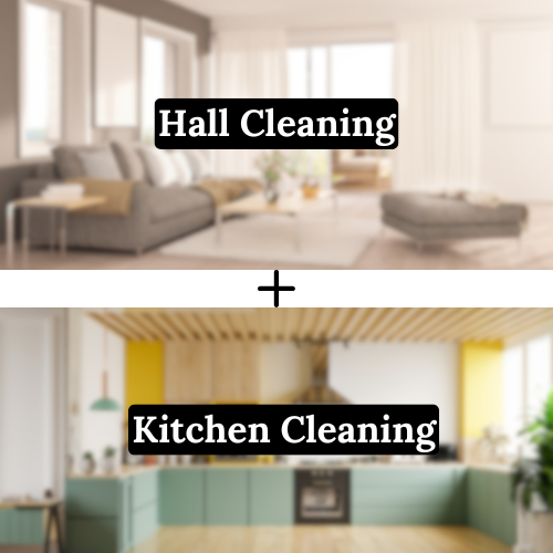 Hall & Kitchen Cleaning